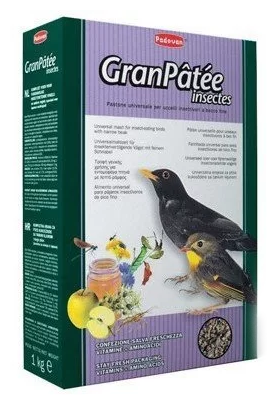 Padovan корм Granpatee Insectes для насекомоядных птиц (фото modal 1)