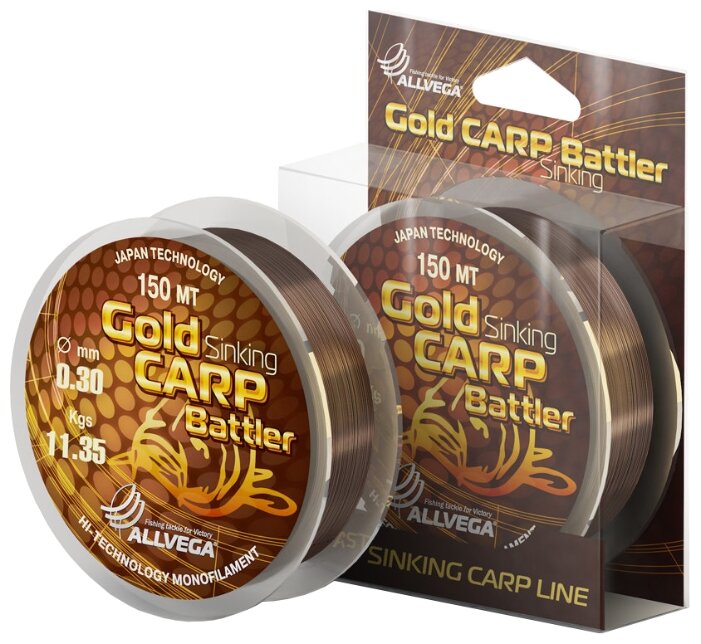 Монофильная леска ALLVEGA Gold Carp Battler (фото modal 3)
