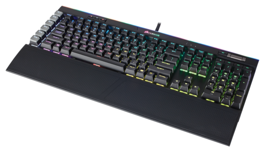 Клавиатура Corsair K95 RGB PLATINUM Rapidfire (CHERRY MX RGB Speed) Black USB (фото modal 5)