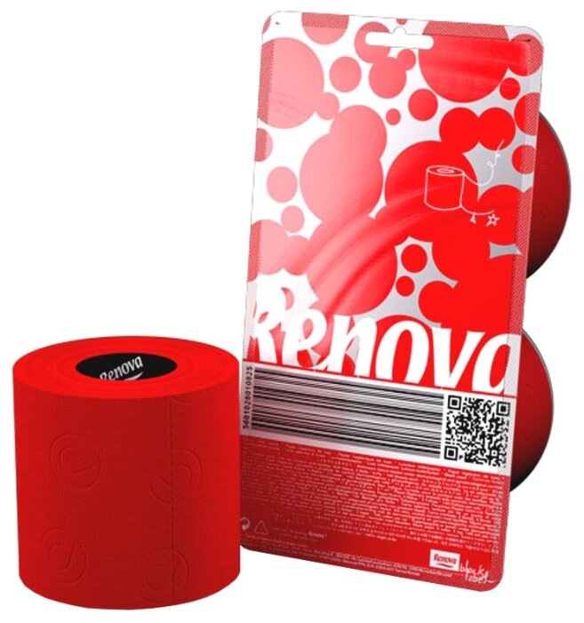 Туалетная бумага Renova Red в блистере трёхслойная (фото modal 1)