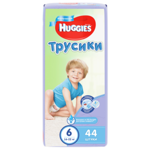 Huggies трусики для мальчиков 6 (16-22 кг) 44 шт. (фото modal nav 1)
