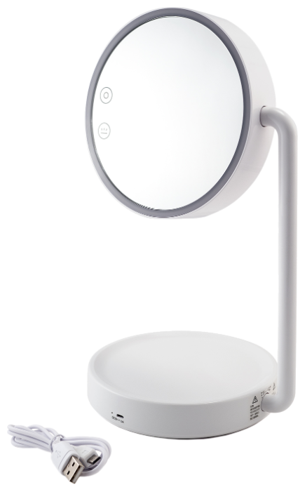 Зеркало косметическое настольное Lucia EL450 с подсветкой (фото modal 2)