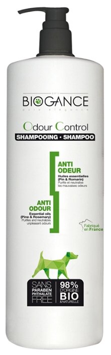 Шампунь Biogance Odour Control нейтрализующий неприятные запахи 1 л (фото modal 1)