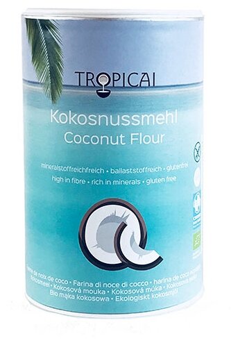 Мука Tropicai кокосовая органическая, 0.5 кг (фото modal 1)