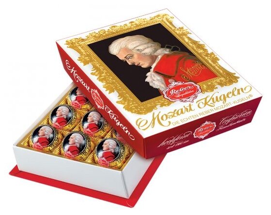Набор конфет Reber Mozart Kugeln 240 г (фото modal 2)