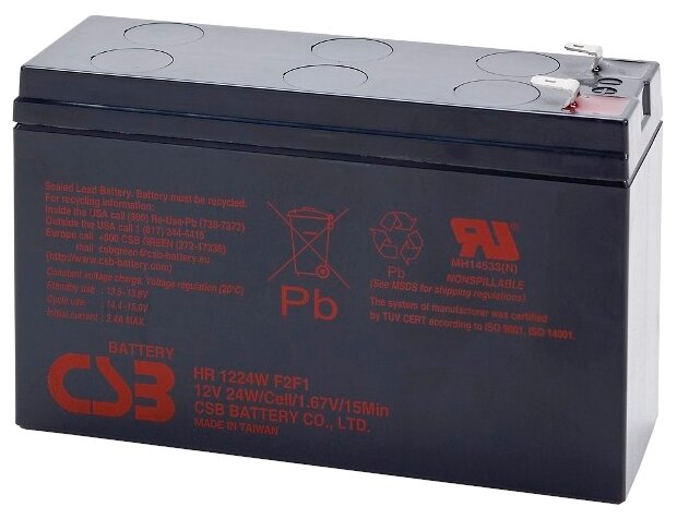 Аккумуляторная батарея CSB HR 1224W 6 А·ч (фото modal 1)
