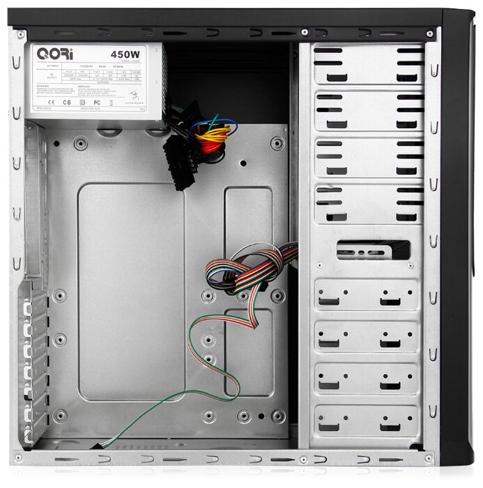 Компьютерный корпус Codegen SuperPower Qori 3335 w/o PSU Black (фото modal 5)