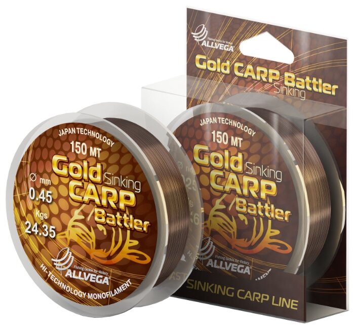 Монофильная леска ALLVEGA Gold Carp Battler (фото modal 6)
