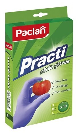 Перчатки Paclan Practi нитриловые (фото modal 2)