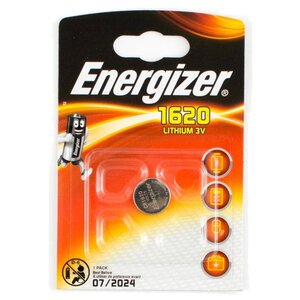 Батарейка CR1620 Energizer CR1620 BL1 (фото modal nav 1)