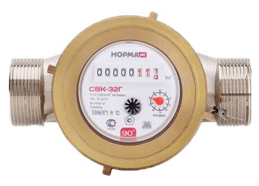 Счётчик горячей воды Норма Измерительные Системы СВКМ-32Г с КМЧ (фото modal 1)