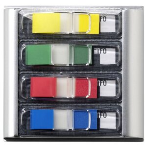 Global Notes блок-закладки с липким слоем 4 цвета по 36 л, 12,5х43 мм (773918) (фото modal nav 2)