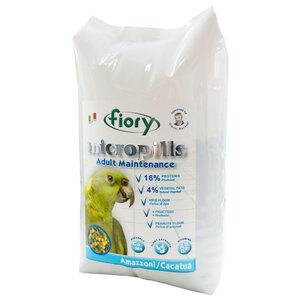 Fiory корм Micropills Amazzoni/Cacatua для амазонских попугаев и какаду (фото modal nav 1)