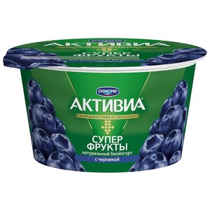 Йогурт Danone активиа супер фрукты черника 2.4%, 140 г (фото modal nav 1)
