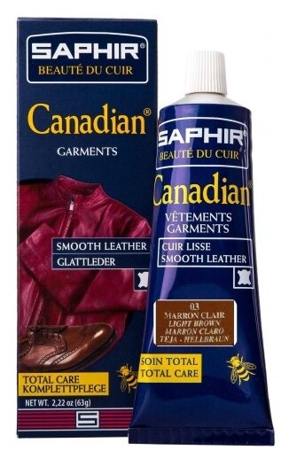 Saphir Крем-краска Canadian Light Brown коричневый (фото modal 1)