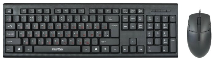 Клавиатура и мышь SmartBuy SBC-227367-K Black USB (фото modal 1)