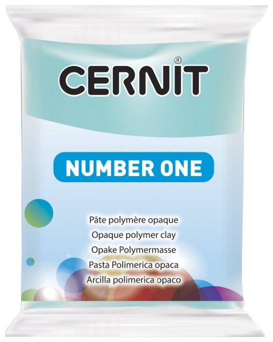 Полимерная глина Cernit Number one карибская голубая (211), 56 г (фото modal 1)