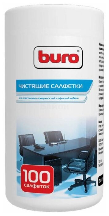Buro BU-Tsurl влажные салфетки 100 шт. для оргтехники (фото modal 4)