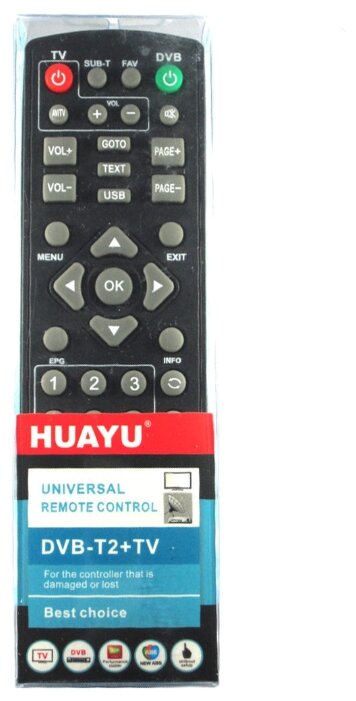 Универсальный пульт ДУ Huayu HSR749 (2019) (фото modal 2)