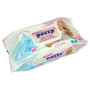 Влажные салфетки Pozzy Cream & Lotion (фото modal nav 2)