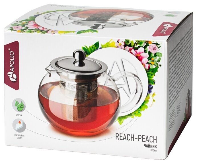 Apollo Заварочный чайник Reach-Peach 0,8 л (фото modal 3)