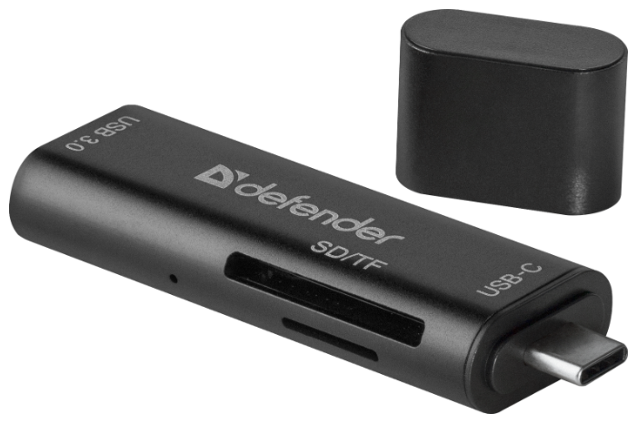 Кардридер Defender Speed Stick USB3.1 TYPE C - USB/SD/TF (фото modal 2)