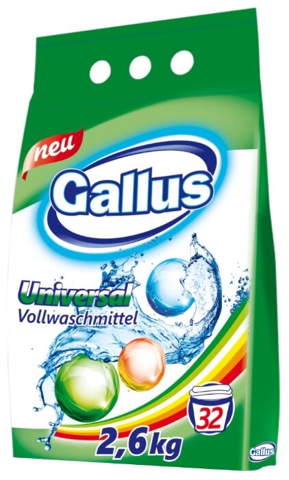 Стиральный порошок Gallus Vollwaschmittel универсальный (фото modal 7)
