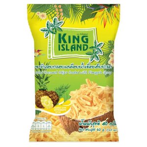 Чипсы King Island кокосовые с ананасом (фото modal nav 1)