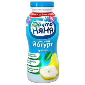 Йогурт питьевой ФрутоНяня с инулином груша (с 8-ми месяцев) 2.5%, 0.2 л (фото modal nav 1)