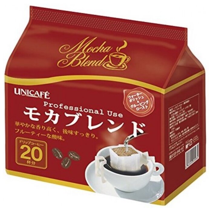 Молотый кофе Unicafe Mocha blend, в дрип-пакетах (фото modal 1)