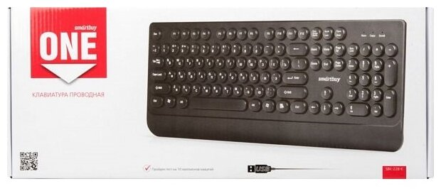 Клавиатура SmartBuy ONE SBK-228-K Black USB (фото modal 3)