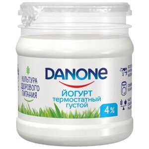 Йогурт Danone термостатный натуральный 4%, 160 г (фото modal nav 1)