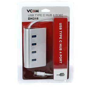 USB-концентратор VCOM DH316, разъемов: 4 (фото modal nav 2)