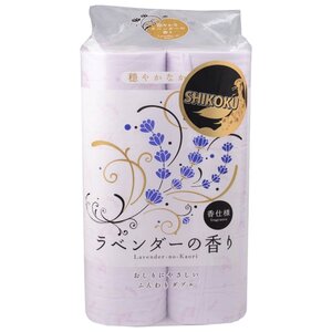 Туалетная бумага Shikoku Tokushi Lavender-no-Kaori двухслойная (фото modal nav 2)