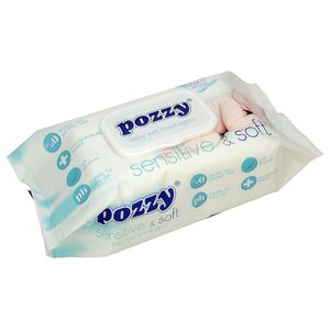 Влажные салфетки Pozzy Sensitive & Soft (фото modal nav 1)