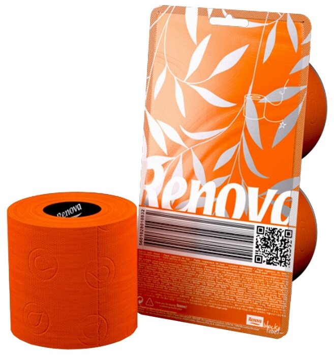 Туалетная бумага Renova Orange в блистере трёхслойная (фото modal 1)