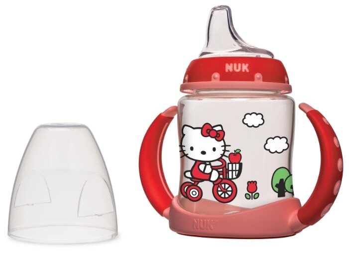 Поильник-непроливайка NUK Learner Cup Hello Kitty, 150 мл (фото modal 1)