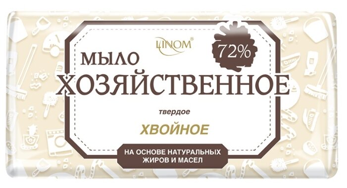 Хозяйственное мыло Linom хвойное 72% (фото modal 1)