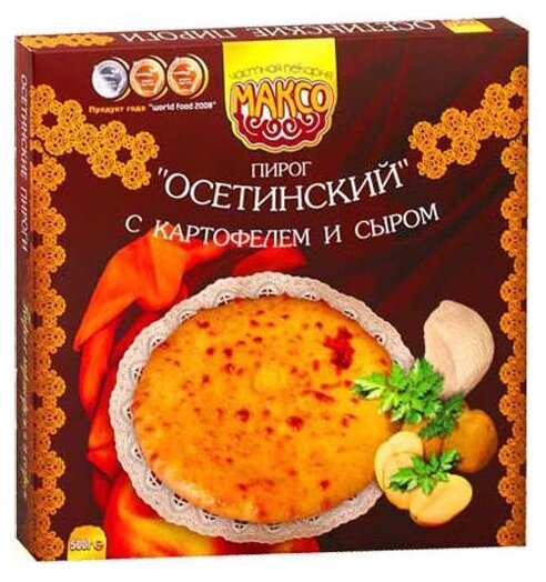 МАКСО Пирог Осетинский с картофелем и сыром, 500 г (фото modal 1)