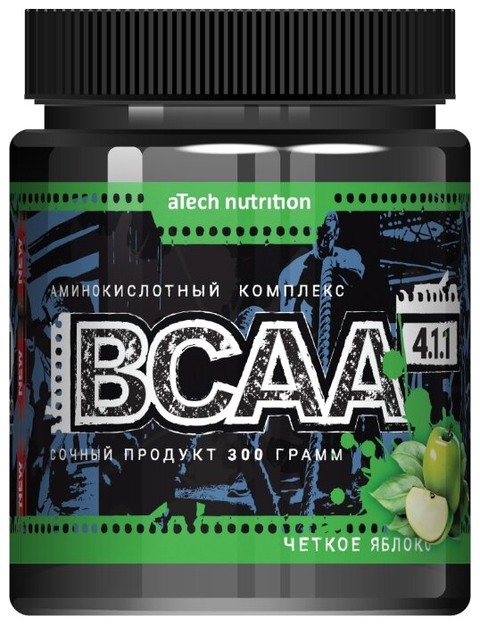 BCAA aTech Nutrition ВСАА 4:1:1 300 г банка (фото modal 5)