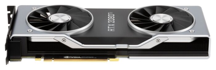 Видеокарта NVIDIA GeForce RTX 2080 Ti 1635MHz PCI-E 3.0 11264MB 14000MHz 352 bit HDMI HDCP Founders Edition (фото modal 1)