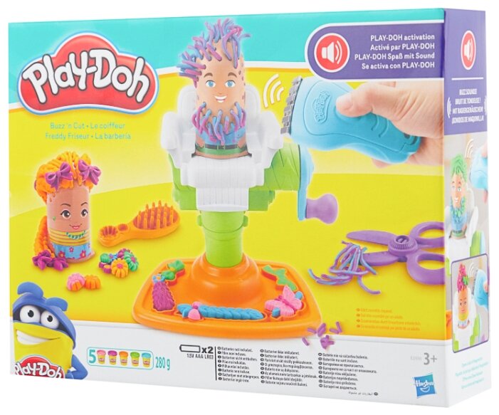 Масса для лепки Play-Doh Сумасшедший Парикмахер (E2930) (фото modal 1)