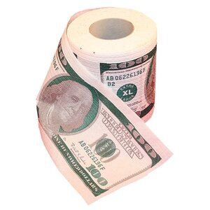 Туалетная бумага Эврика 100 долларов (фото modal nav 2)