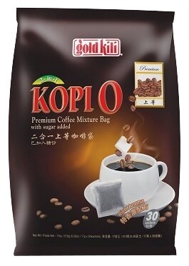 Молотый кофе Gold Kili Kopi O 2-в-1, в фильтр-пакетах (фото modal 1)