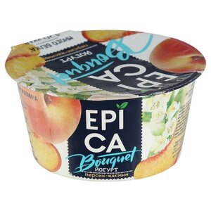Йогурт EPICA bouquet персик жасмин 4.8%, 130 г (фото modal nav 1)