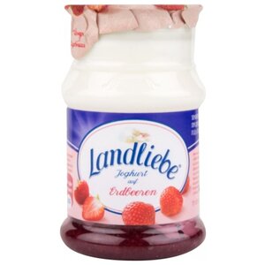 Йогурт Landliebe С наполнителем Клубника 3.2%, 130 г (фото modal nav 1)