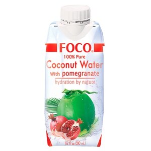 Вода кокосовая FOCO с соком граната (фото modal nav 1)