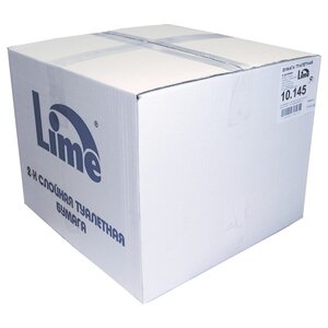 Туалетная бумага Lime белая двухслойная 10.145 (фото modal nav 2)