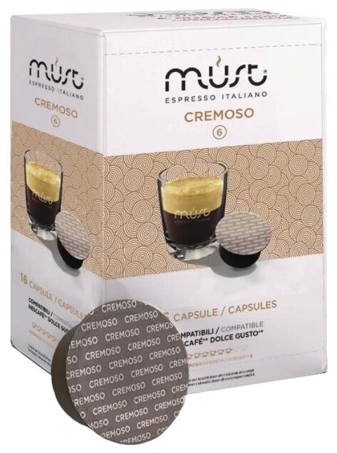 Кофе в капсулах MUST Cremoso (16 шт.) (фото modal 1)
