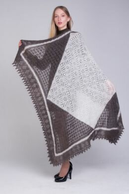 Платок Оренбургский пуховый платок (фото modal 1)